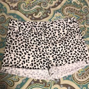 American Eagle Cheetah Print Shorts
